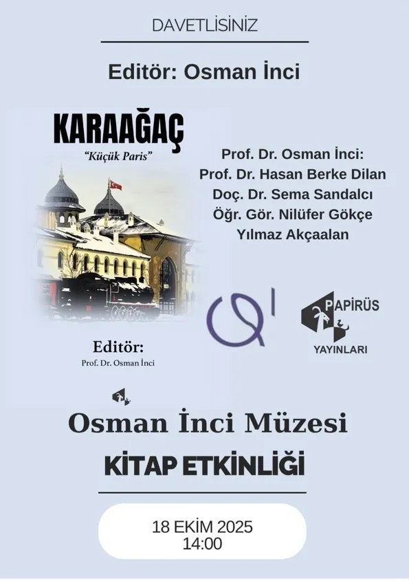 Resim 1: Osman İnci Müzesi Kitap etkinliği