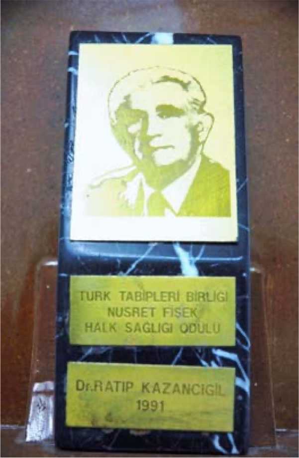 Nusret Fişek Halk Sağlığı ödülü 