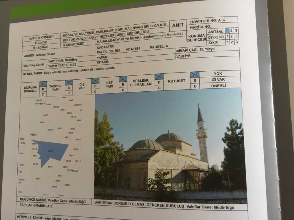 Resim 8: Mezit Bey Camii Restorasyon sonu (2019)