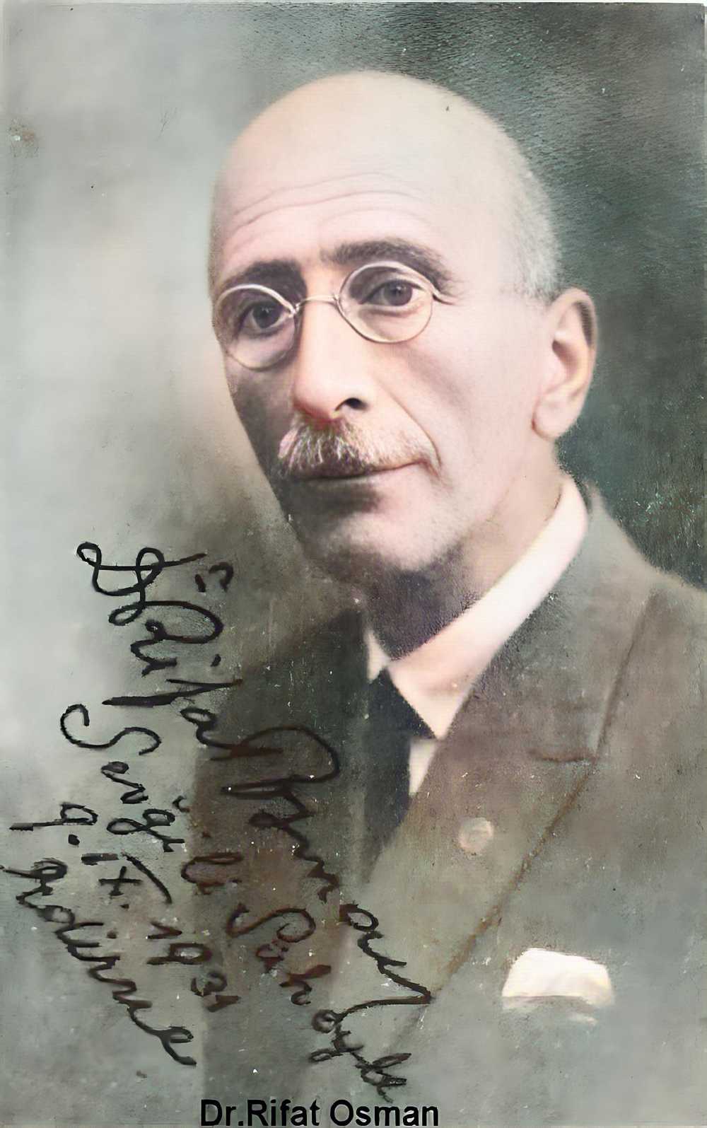 Resim 1- Tosyavizade Dr.Rıfat Osman Bey