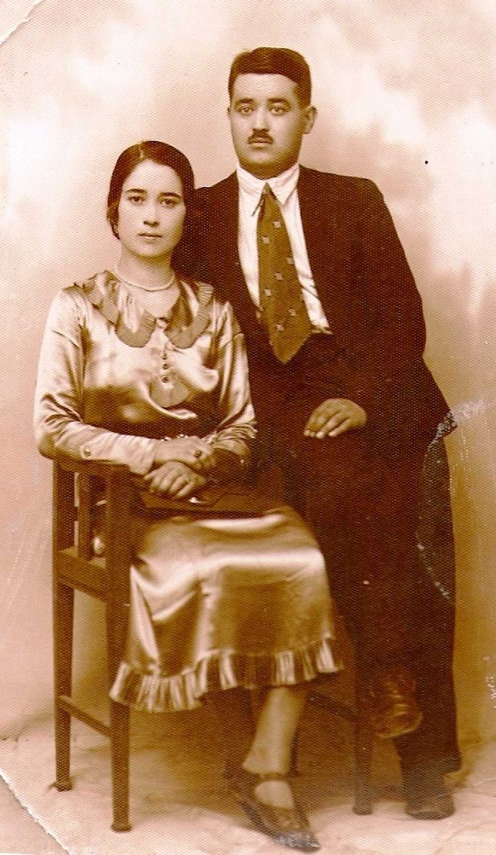 Resim 2 - Şükriye Özatalı ve Eşi Salim Özatalı (Fotoğraf : 1933 - Romanya )