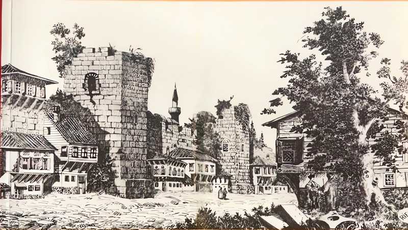 Aleksandr Zografos’un Resimlerinde Edirne Kalesi