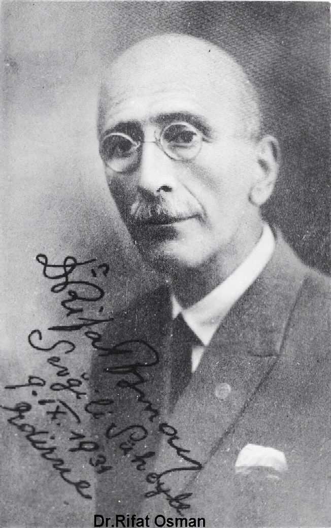 Resim 1- Tosyavizade Dr.Rıfat Osman Bey