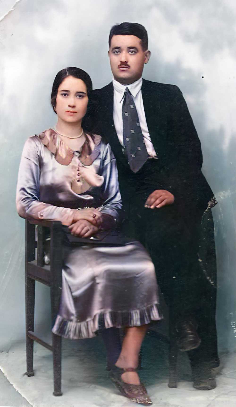 Resim 2 - Şükriye Özatalı ve Eşi Salim Özatalı (Fotoğraf : 1933 - Romanya )