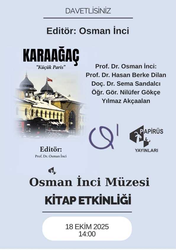 Resim 1: Osman İnci Müzesi Kitap etkinliği