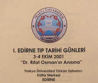 Edirne Tıp Tarihi Günleri